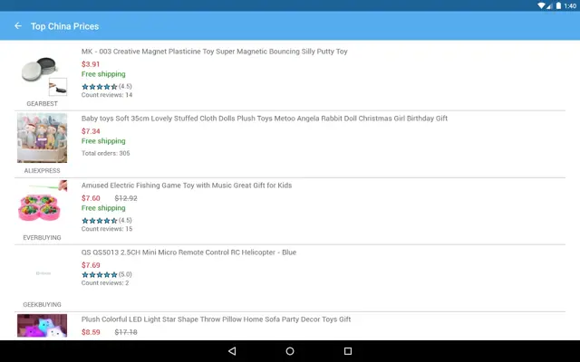 Top China Prices android App screenshot 4